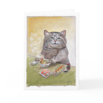 Sushi Cat Tempura Udon Card