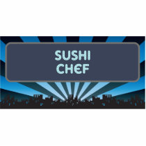 Sushi Chef Marquee photo sculptures by itsallhot Sushi Chef Marquee photo sculptures