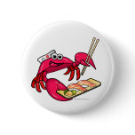 Sushi Crab Pin