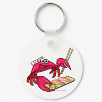 Sushi Crab keychains