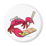 Sushi Crab Fridge Magnet