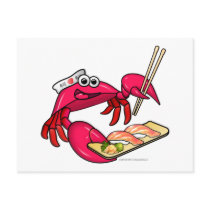 Sushi Crab postcards