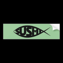 SUSHI FISH bumper stickers