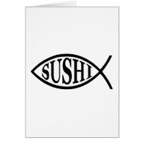 Sushi Fish Card