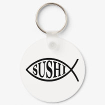 Sushi Fish keychains