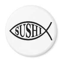Sushi Fish magnets