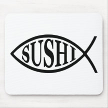 Sushi Fish Mouse Pad