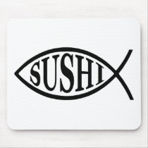 Sushi Fish Mouse Pad
