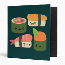 Sushi Friends Binder