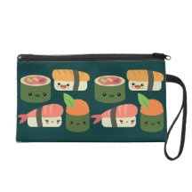 Sushi Friends Wristlet Purses