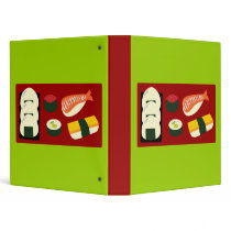 Sushi Fun binders
