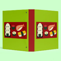 Sushi Fun binders