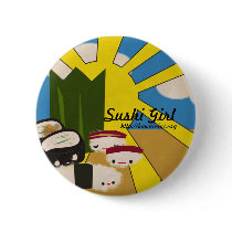 Sushi Girl buttons