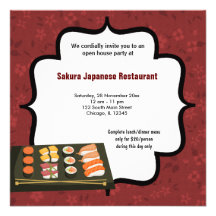 Sushi Invite