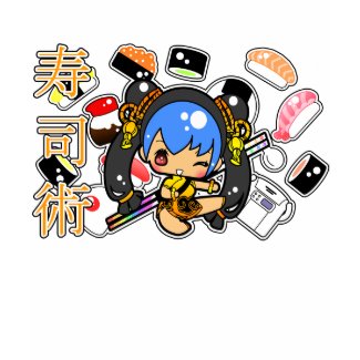 Sushi Jutsu T-shirt from Kiki Roll