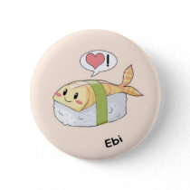 Ebi Sushi Kawaii Buttons from Ansyansy