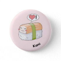 Kani Sushi Roll Kawaii Buttons from AnsyAnsy
