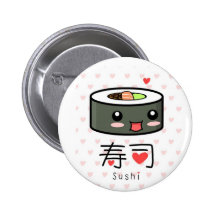 Sushi love pin
