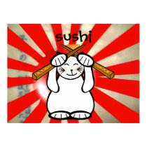 Sushi Maneki Neko posters