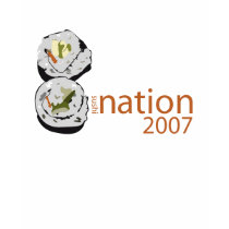 Sushi Nation T-shirt - Pink