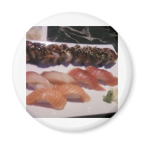 Sushi Platter magnets by JacquelineDCline Sushi Platter magnets