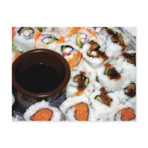 Sushi Platter postcards