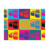 Sushi Pop Art postcards by sciencewillprevail Sushi Pop Art postcards