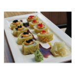 Sushi postcards