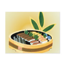 Sushi Presentation Post Card