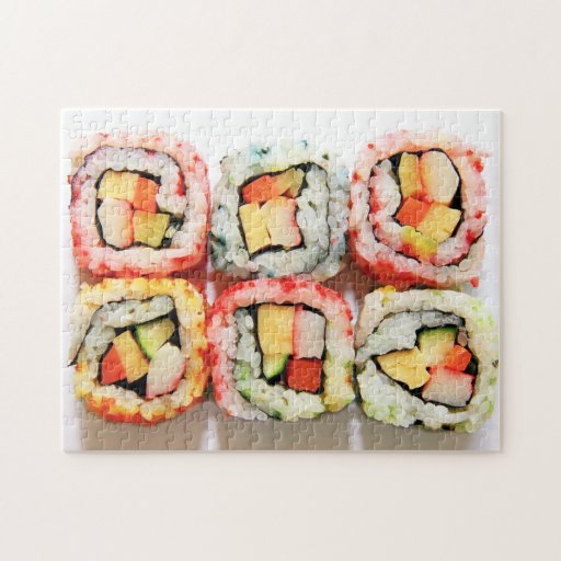 Sushi Puzzle Zazzle