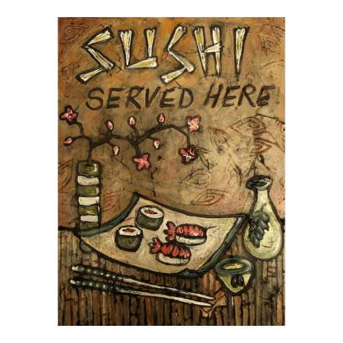 Sushi Served Here print