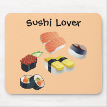 Sushi Set Design mousepads