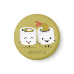 Sushi Siblings Fridge Magnets