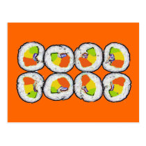 Sushi Sushi Postcard postcards