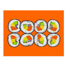 Sushi Sushi Postcard