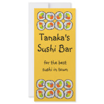 Sushi Sushi Rack Card