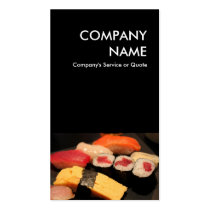 sushi tarjetas de negocio
