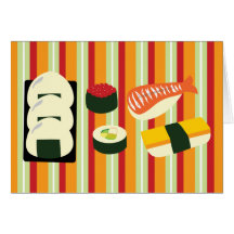 Sushi Thank You Cards