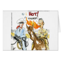 #Sushi Wasabi Of The Old West Funny Gifts Etc Cards