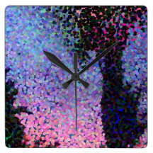 Susnet Palm Square Wallclock