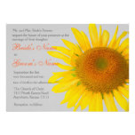 Susnflower 2 Wedding Custom Invite
