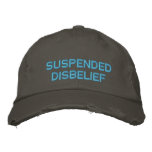 suspended disbelief embroidered hats