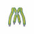 green, suspenders, yellow, straps, old man,