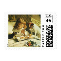Suspense, Saying Our Prayers Charles Burton Barber Stamps