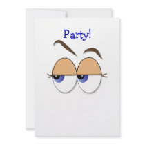 Suspicious Eyes Sideways Glance Eyeballs Personalized Announcements