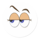Suspicious Eyes Sideways Glance Eyeballs stickers