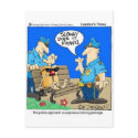 Suspicious Package Funny Police Cartoon Gifts postcards