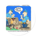 Suspicious Package Funny Police Cartoon Gifts stickers