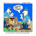 Suspicious Package Funny Police Cartoon Gifts t-shirts