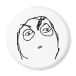 Suspicious Rage Face magnets
